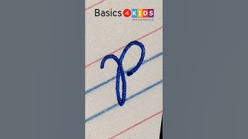 Capital Cursive letter P | Capital Letter 