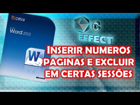 Vídeo: Como Cancelar A Paginação Em Uma Palavra