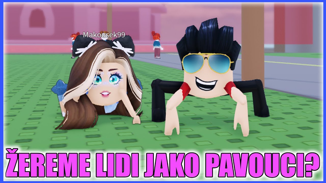 PAPÁME LIDI JAKO PAVOUCI?😱 Roblox Eat Humans w/@VendaliRoblox