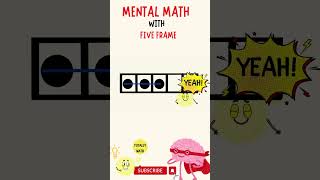 Addition & Subtraction FIVE FRAME #fiveframe #shorts #mathshorts #numbertalk