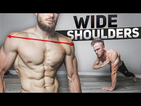 GET WIDE Shoulders In 10 Minutes HOME WORKOUT NO EQUIPMENT