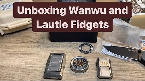 Unboxing the Lautie ACEDC Haptic Coin, The Rampart, and the Armor Fidget Slider by Wanwu