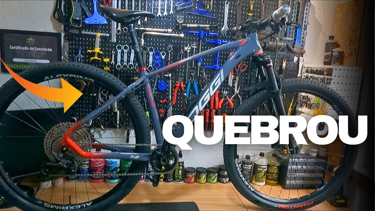 TROCA DE QUADRO QUEBRADO OGGI 7.2