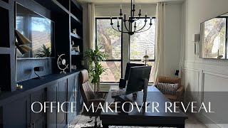 Home Office Makeover Reveal | DIY Home Makeover | Masculine Home Office