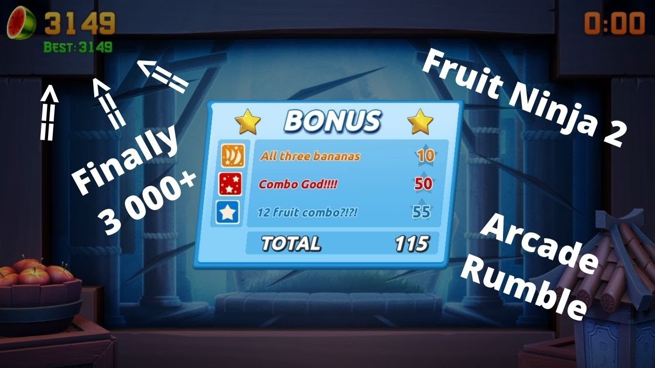 Fruit Ninja Video Ticket Arcade