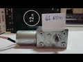 12V Dc Gear Motor 62 RPM.