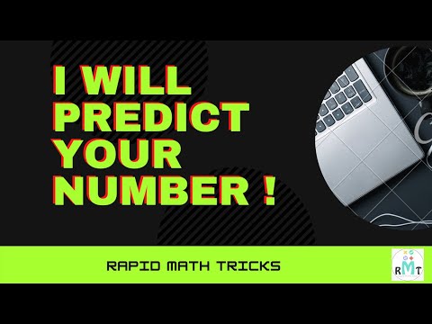 Predict the sum of 5 numbers after writing just first number | Rapid Math Tricks | Math Magic/Riddle