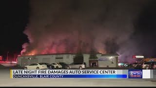 Blue Knob Auto Service Center Fire