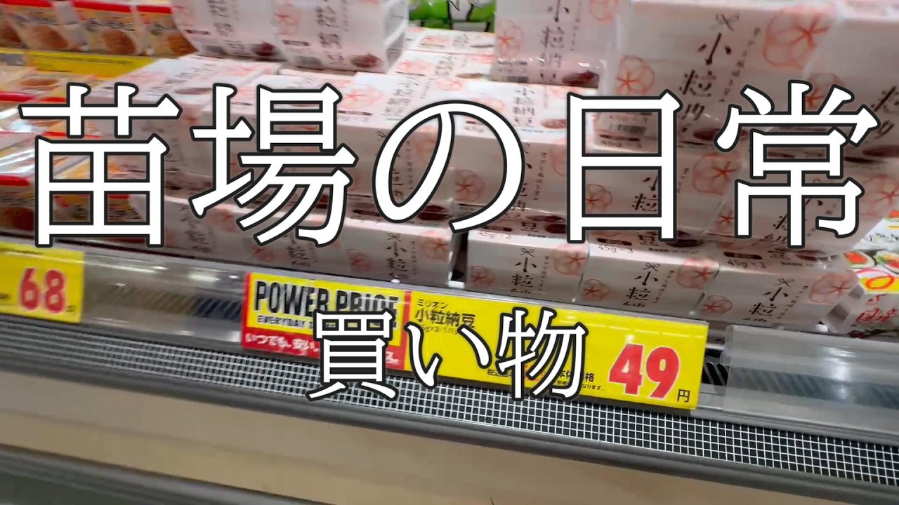 （576）苗場ひとり暮らし　買い物