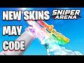 [NEW SKINS] SNIPER ARENA CODES [ROBLOX] FREE SECRET CASE *NEW* ALL WORKING MAY 2026 CODES