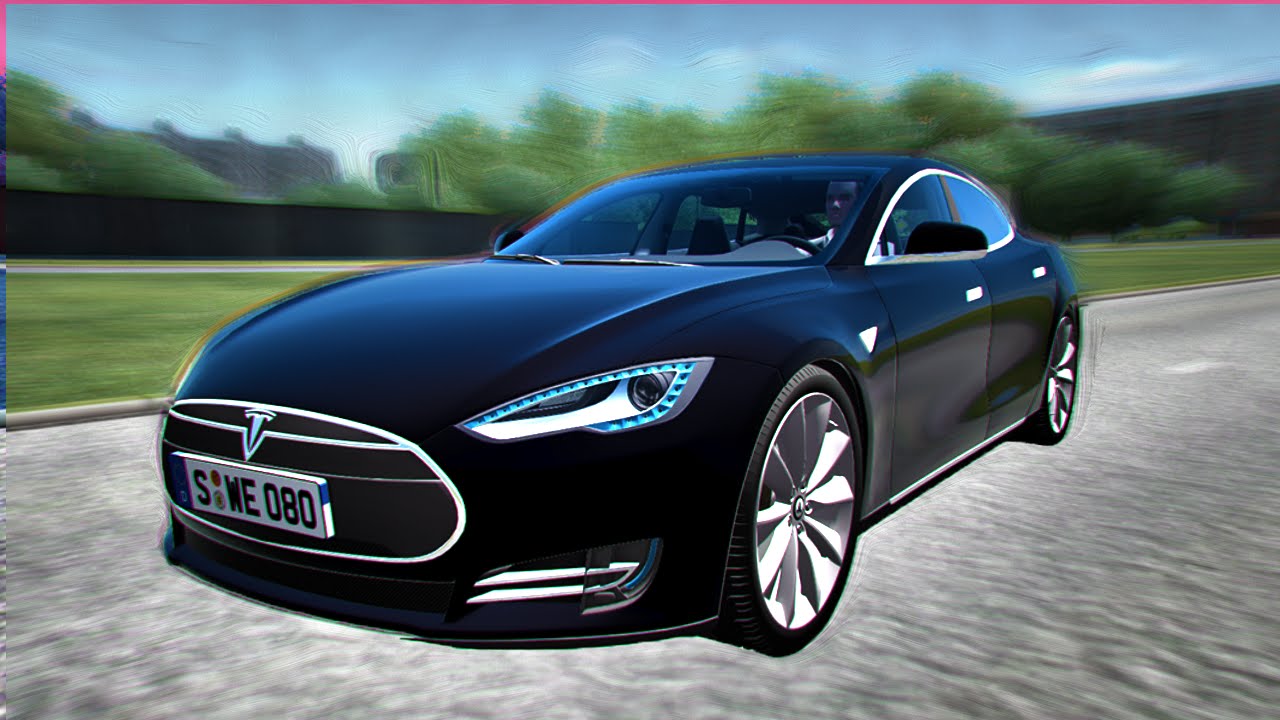 City Car Driving - Tesla Model S + (Download Link)! - YouTube