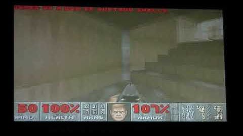 Doom (PC-DOS, 1993)  E1M1 Hangar