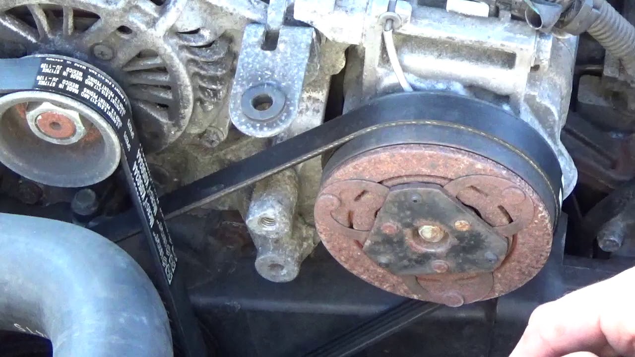 Tightening the Power Steering/Alternator Belt on a 2010 Subaru Impreza