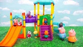 Peppa Pig at the Park Playground ! Family Fun for Kids 💖 Sniffycat screenshot 4