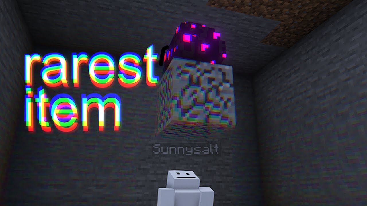 We Stole Minecraft's Rarest Item