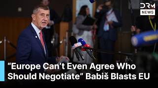 FULL REMARKS: Czech PM Babis Warns EU Divided on Ukraine, Migration &amp; Security in Brussels | AC1B