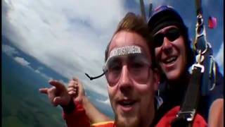 Alex goes skydiving