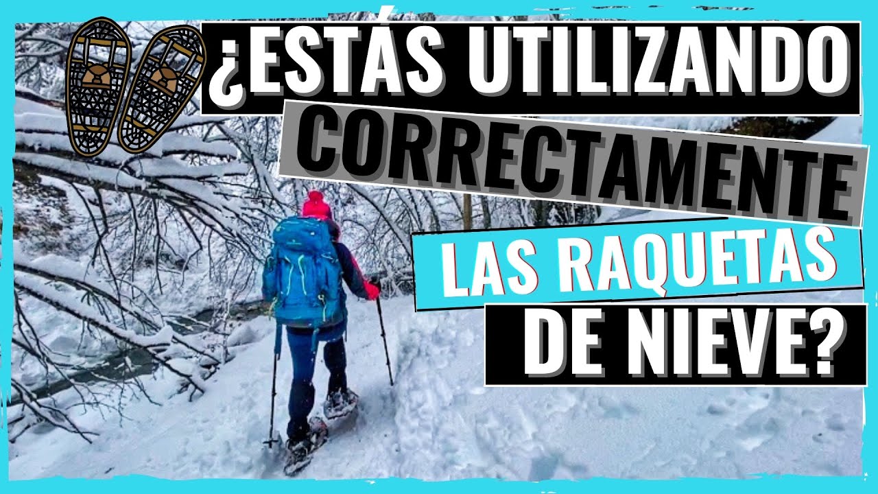 COMO USAR LAS RAQUETAS DE NIEVE | ✅ Todo lo que necesitas saber para iniciarte! ❄️