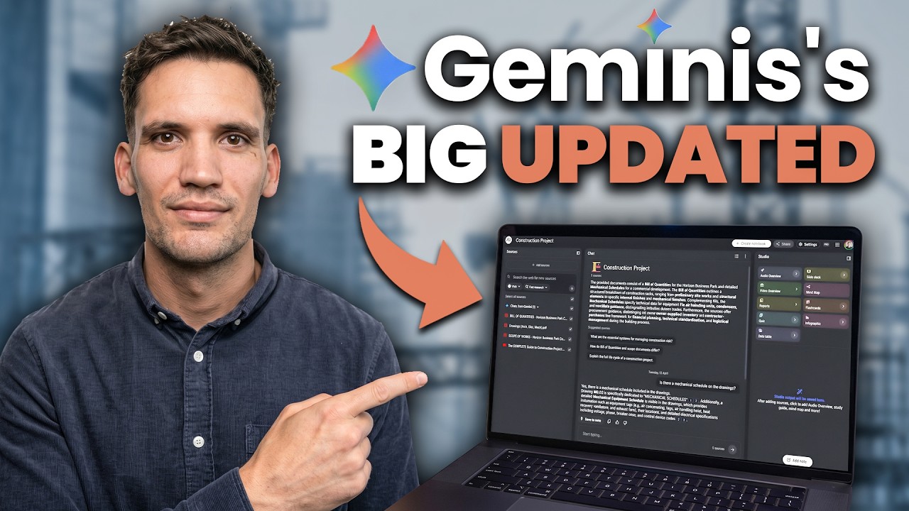 Gemini + NotebookLM for Construction – Drawings, Templates and Project Memory