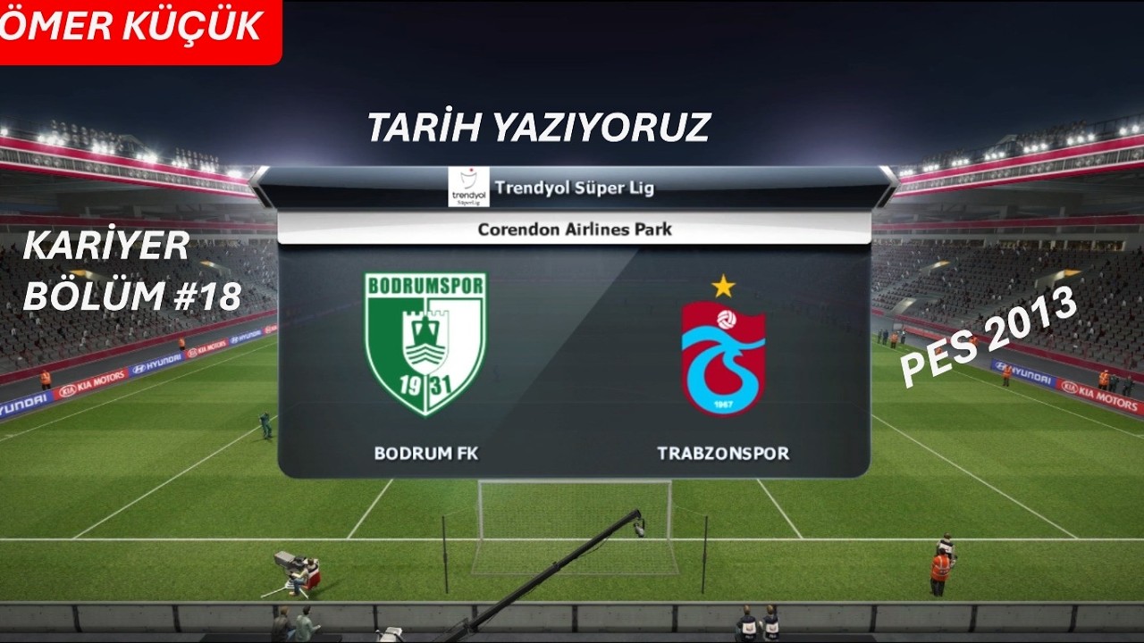 PES 2013 (ZORULU BİR MAÇ OLDU) KARİYER BÖLÜMÜ #18