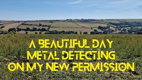Metal detecting my new permission in Devon, england with my Quest Q30+ and Xpointer pro