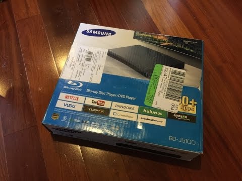 Unboxing the Samsung BD-J5100 smart BlueRay player