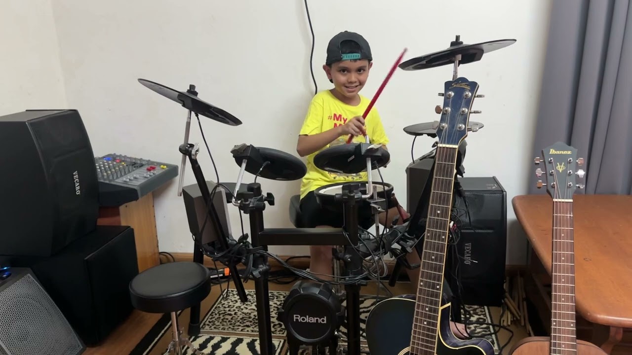 Rahimah Rahim - Selamat Berhari Raya - Drum cover by Wan Zaidee