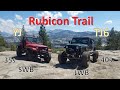 Jeep yj and tj6 on the rubicon trail