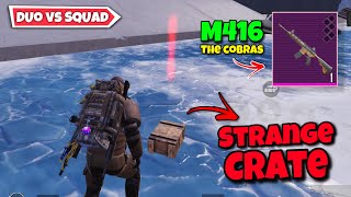 I Found Strange CRATE In Arctic Base 🤯 - M416 Only Duo vs Squad Challenge | Pubg Metro Royale