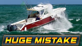 NOOB CAPTAIN STUFFS BOAT AT HAULOVER ! PASSENGER TERRIFIED ! | HAULOVER INLET BOATS | WAVY BOATS by Wavy Boats 72,215 views 3 months ago 8 minutes, 59 seconds