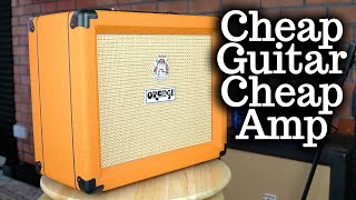 CHEAP GUITAR WITH CHEAP AMP? Orange Crush 20 & Cheap Stratocaster (Stagg SES30 Guitar)