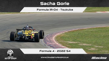 iRacing - 22S4 - Formula iR-04 - Formula 4 - Tsukuba - SG