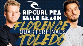 John John Florence vs Filipe Toledo | Rip Curl Pro Bells Beach - Quarterfinals FULL HEAT REPLAY