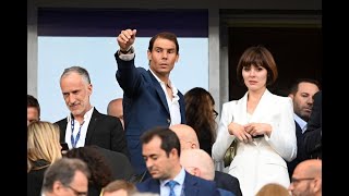 Rafael Nadal arrives at Stade de France to watch Real Madrid vs Liverpool in Champions League final