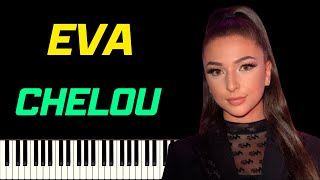 EVA - CHELOU | PIANO TUTORIEL