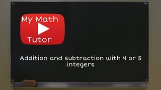 ALEKS | Addition and subtraction with 4 or 5 integers
