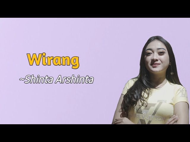 Shinta Arsinta - Wirang ( Lirik video ) class=