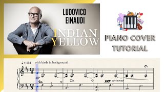 Ludovico Einaudi - Indian Yellow | Tutorial with sheet music