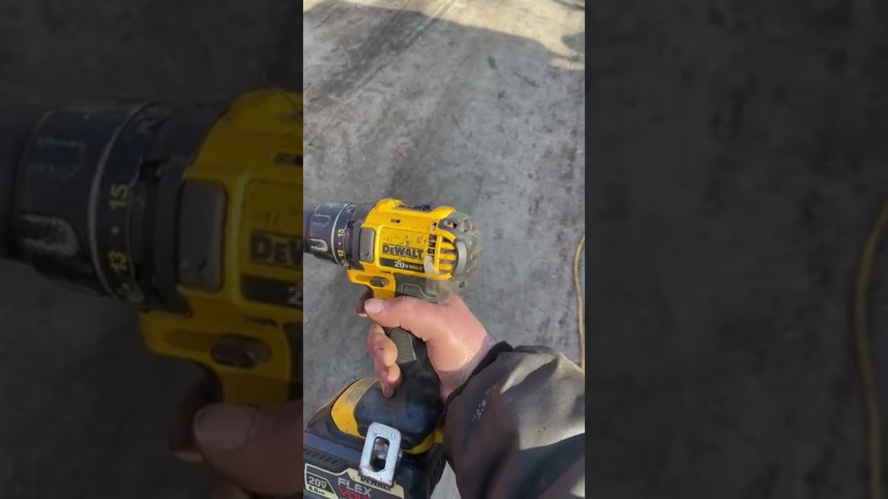 10 year old Dewalt drill smoke YouTube