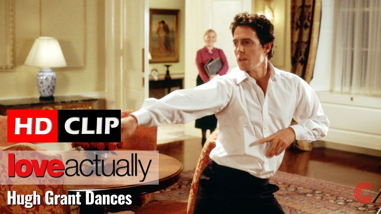 LOVE ACTUALLY 2003 Hugh Grant Dance YouTube LOVE ACTUALLY 2003 Hugh Grant Dance YouTube
