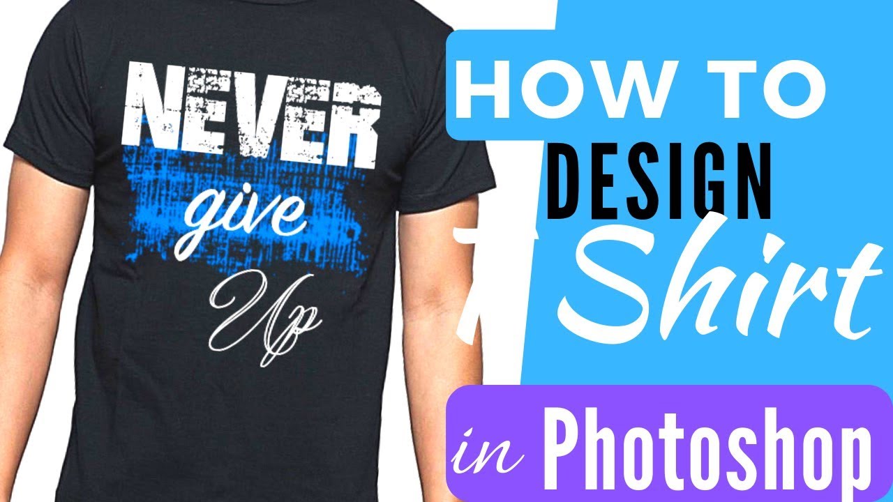 How To | Design Tshirt | in | Adobe Photoshop | Hindi | Urdu - YouTube