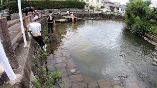 近所の川で宝石を釣る