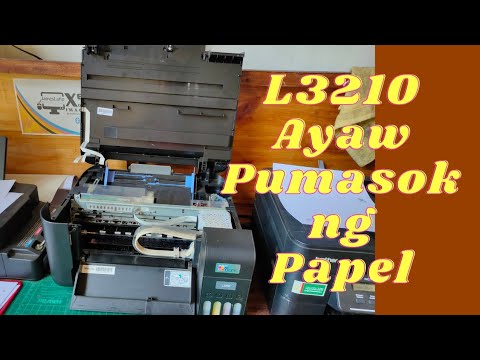 EPSON L3210 AYAW POMASOK NG PAPEL PANO AYUSIN 2023 @jameslatip