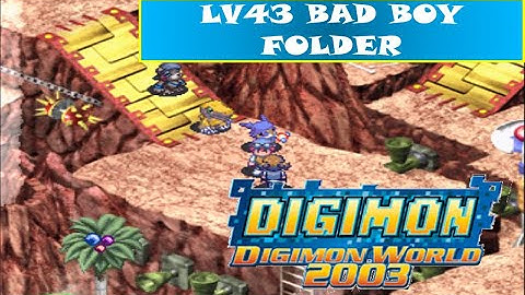 Digimon World 2003 Card Battle - LV43 Bad Boy Folder
