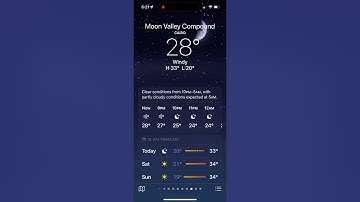 iPhone Weather Animation Windy Night iOS 17 Version