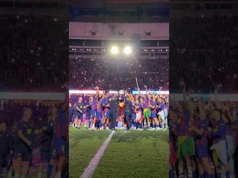 The league is OURS 💙🏆❤️ #shorts #fcbarcelona