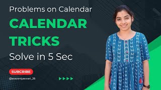 Calendar Problem Tricks | Tricks in Telugu |  Reasoning | SSS, CHSL, UPSC | Competitive Exams.