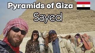 Exploring The Pyramids Of Giza With Sayed From The Kurt Caz Video Egypt 🇪🇬.