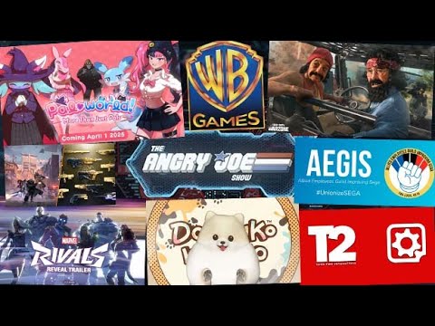AJS News- MORE Than PALWORLD, Marvel Rivals, SEGA Union, CoD Cheech & Chong Skins, T2 buys Gearbox