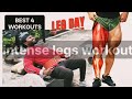 Heavy legs workout for intense pump and testrone boost